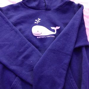 Navy blue champion Martha’s Vineyard hoodie